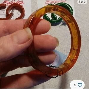 Splendette Tortoiseshell Bangle- Classic Size